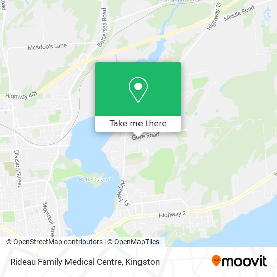Rideau Family Medical Centre plan