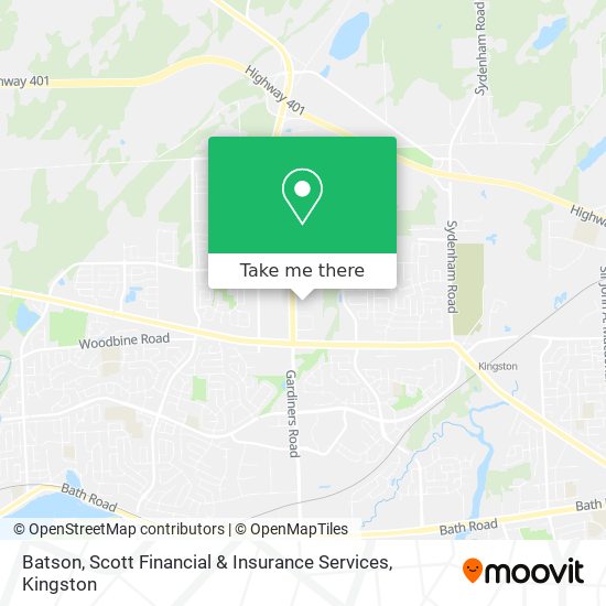 Batson, Scott Financial & Insurance Services map