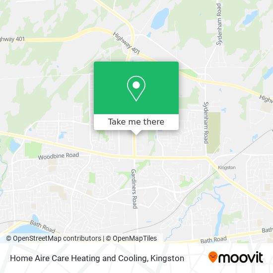 Home Aire Care Heating and Cooling map