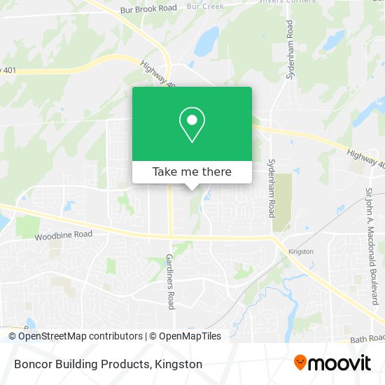 Boncor Building Products map