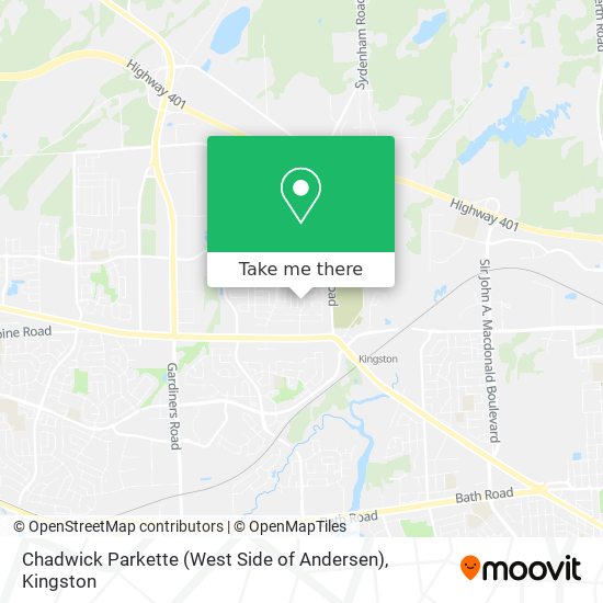 Chadwick Parkette (West Side of Andersen) map