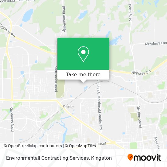 Environmentall Contracting Services map