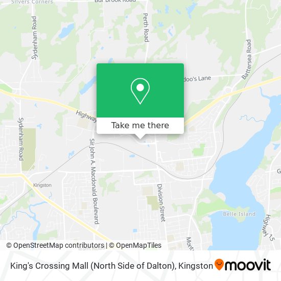 King's Crossing Mall (North Side of Dalton) map