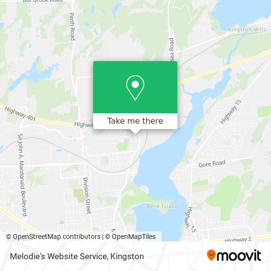 Melodie's Website Service map