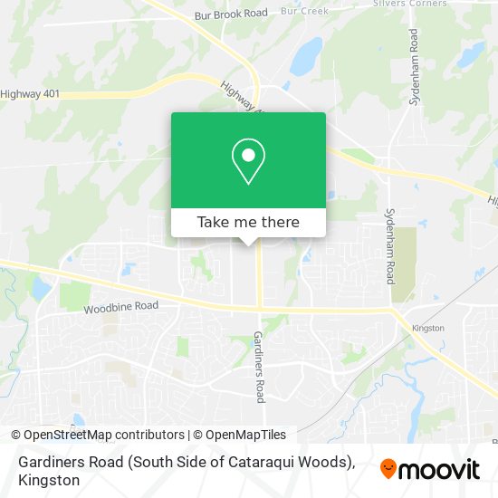 Gardiners Road (South Side of Cataraqui Woods) map