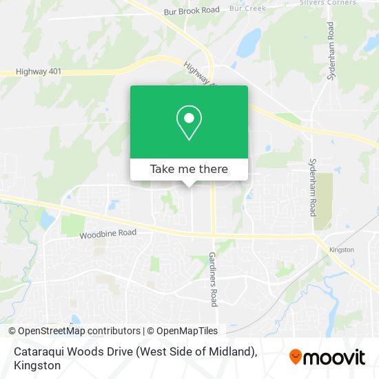Cataraqui Woods Drive (West Side of Midland) map