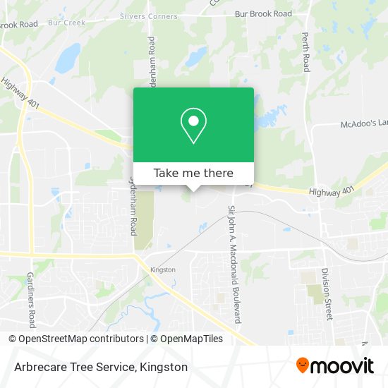 Arbrecare Tree Service map
