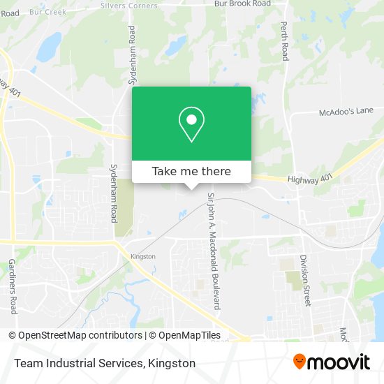 Team Industrial Services map