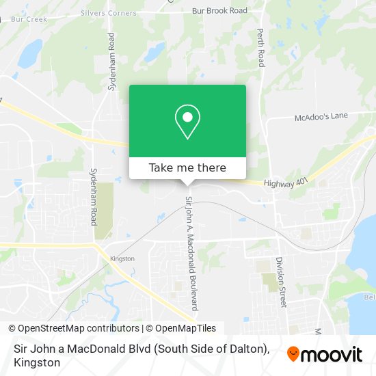 Sir John a MacDonald Blvd (South Side of Dalton) plan