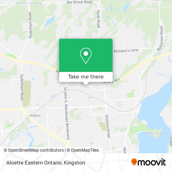 Aloette Eastern Ontario plan