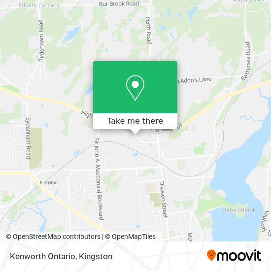 Kenworth Ontario map