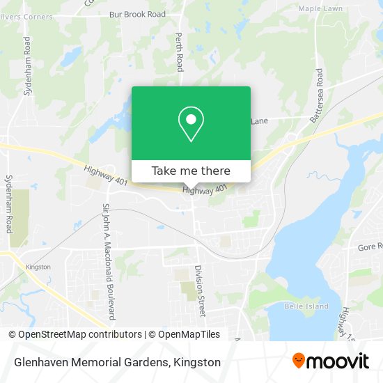Glenhaven Memorial Gardens map