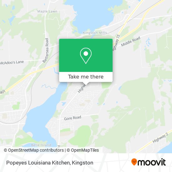 Popeyes Louisiana Kitchen map