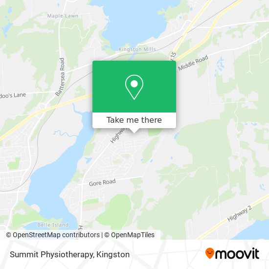 Summit Physiotherapy map