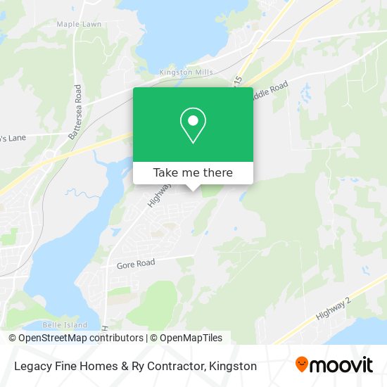 Legacy Fine Homes & Ry Contractor map