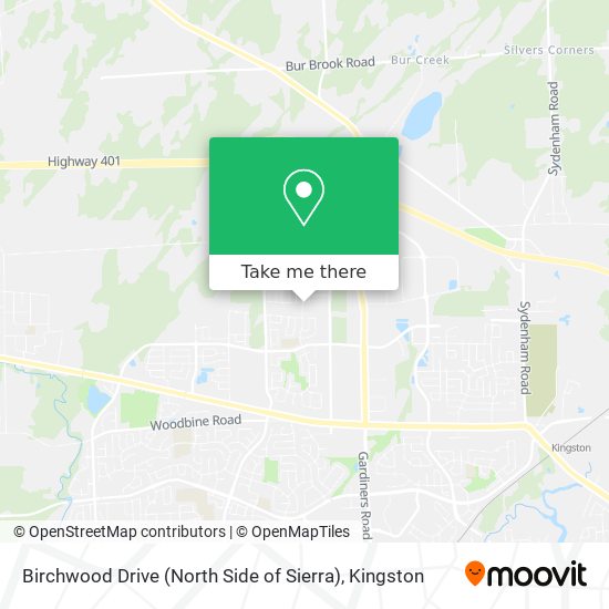 Birchwood Drive (North Side of Sierra) map