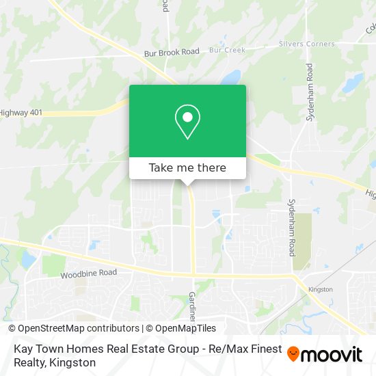 Kay Town Homes Real Estate Group - Re / Max Finest Realty map