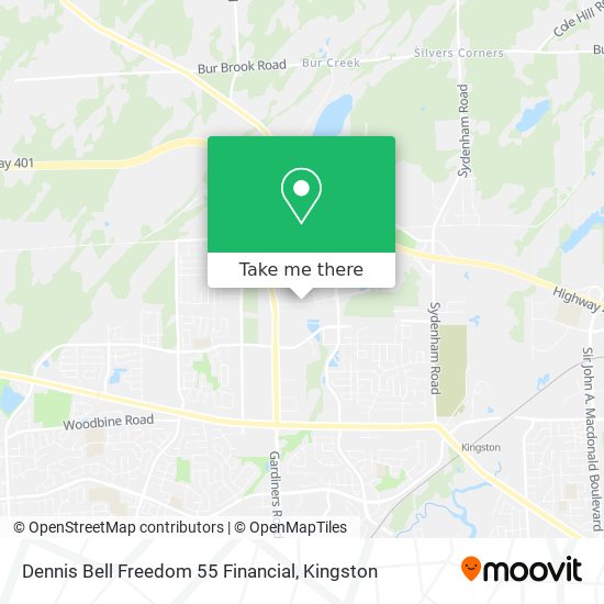 Dennis Bell Freedom 55 Financial map