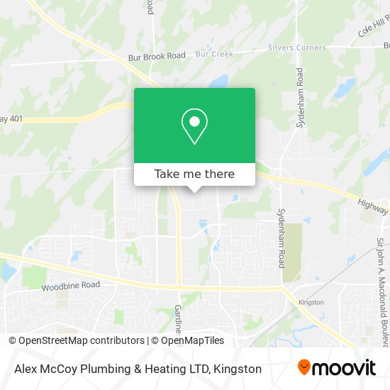 Alex McCoy Plumbing & Heating LTD map