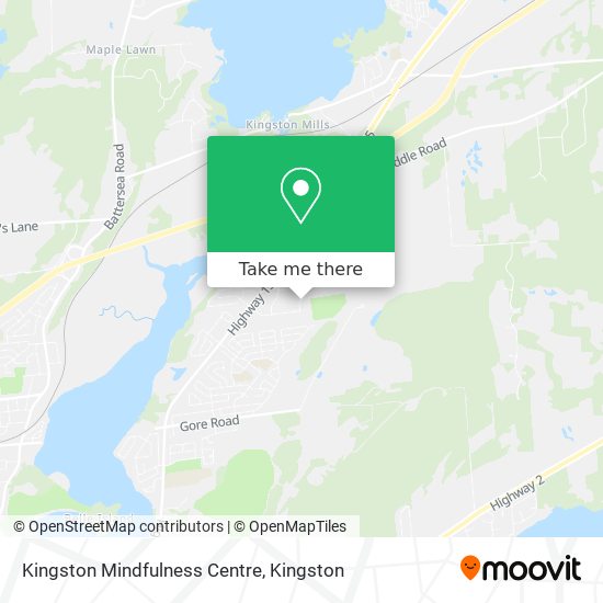 Kingston Mindfulness Centre map