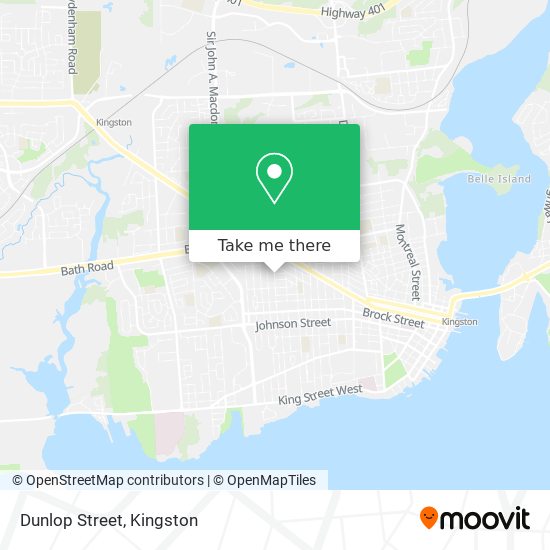 Dunlop Street map