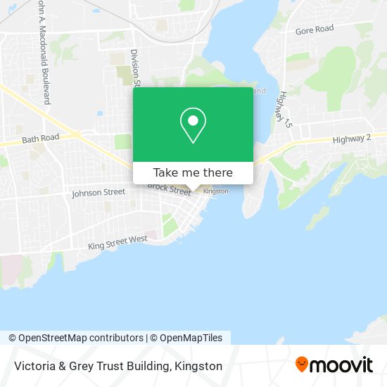 Victoria & Grey Trust Building map