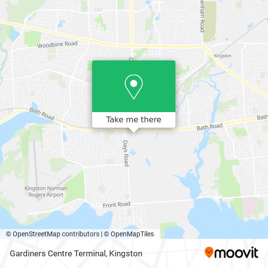 Gardiners Centre Terminal map