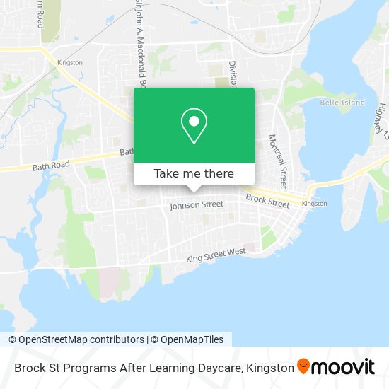 Brock St Programs After Learning Daycare map