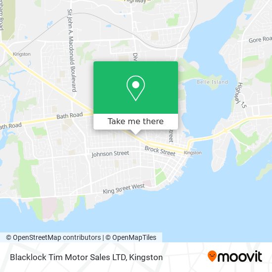 Blacklock Tim Motor Sales LTD map