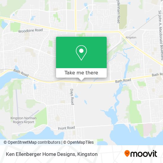 Ken Ellenberger Home Designs map