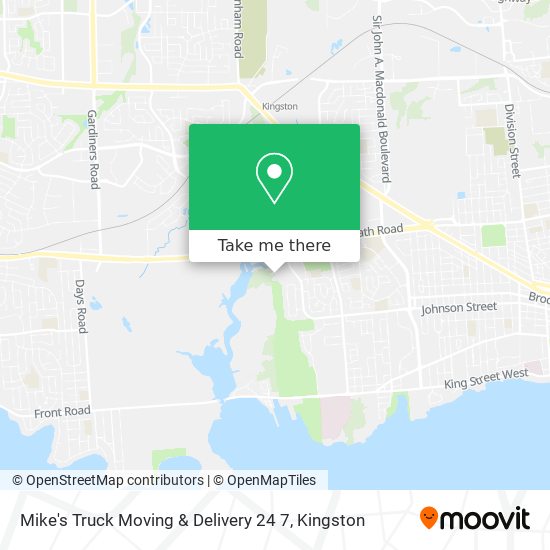 Mike's Truck Moving & Delivery 24 7 map