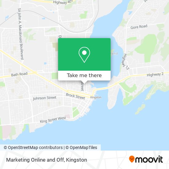 Marketing Online and Off map