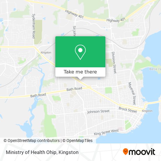 Ministry of Health Ohip map