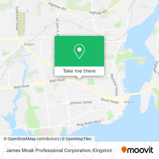 James Moak Professional Corporation map