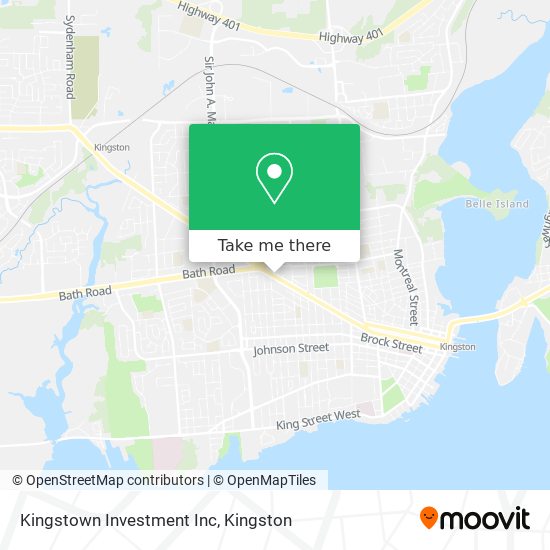 Kingstown Investment Inc map