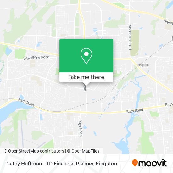 Cathy Huffman - TD Financial Planner map