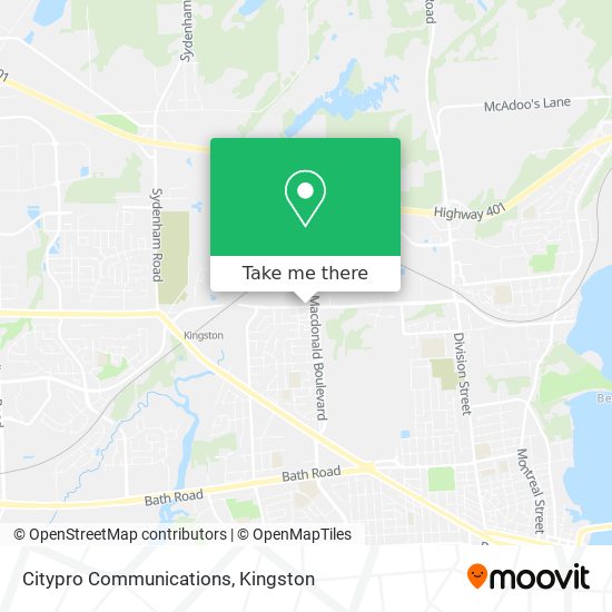 Citypro Communications map