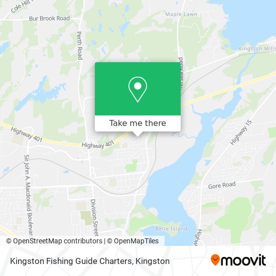 Kingston Fishing Guide Charters plan