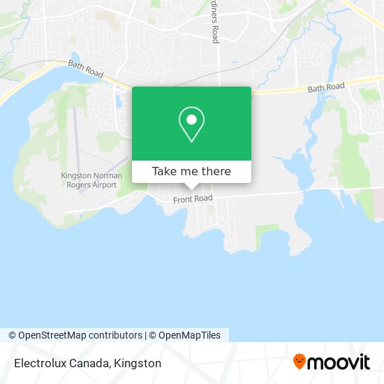 Electrolux Canada map