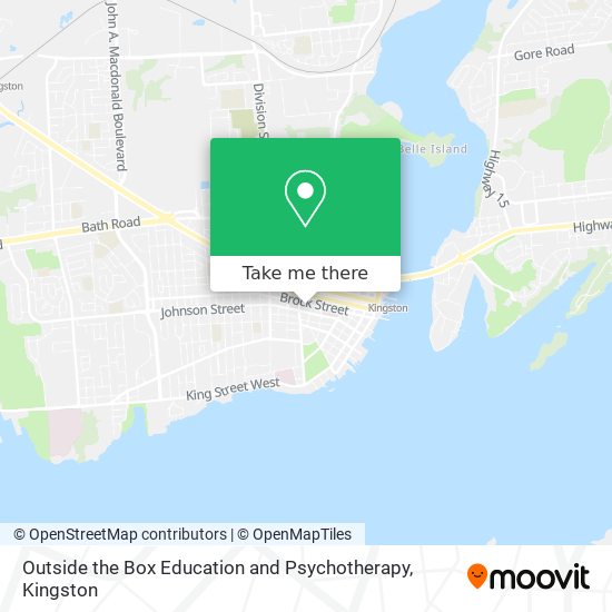Outside the Box Education and Psychotherapy map
