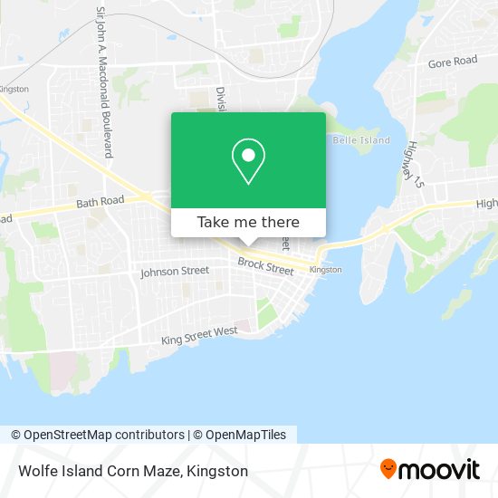 Wolfe Island Corn Maze map