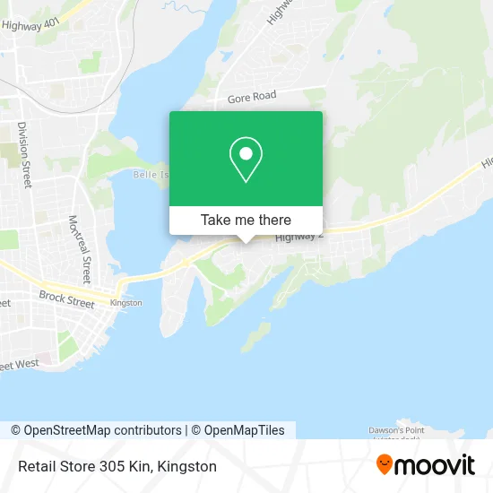 Retail Store 305 Kin map