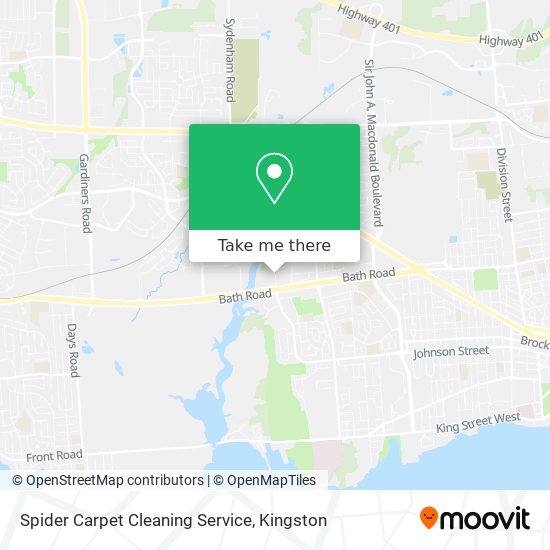 Spider Carpet Cleaning Service map