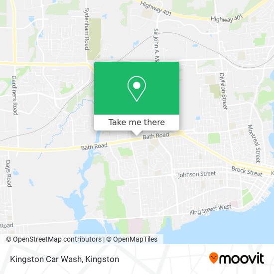 Kingston Car Wash map