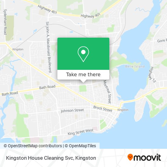 Kingston House Cleaning Svc map