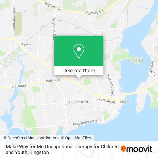 Make Way for Me Occupational Therapy for Children and Youth map