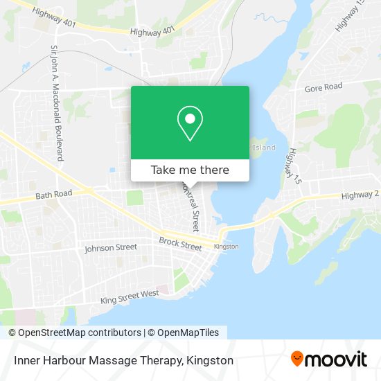 Inner Harbour Massage Therapy map