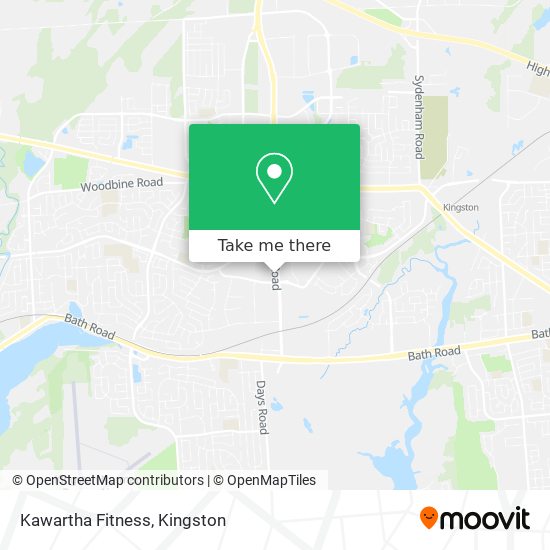 Kawartha Fitness map
