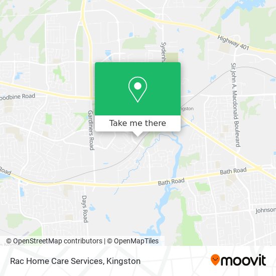 Rac Home Care Services map