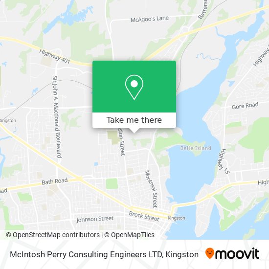 McIntosh Perry Consulting Engineers LTD map